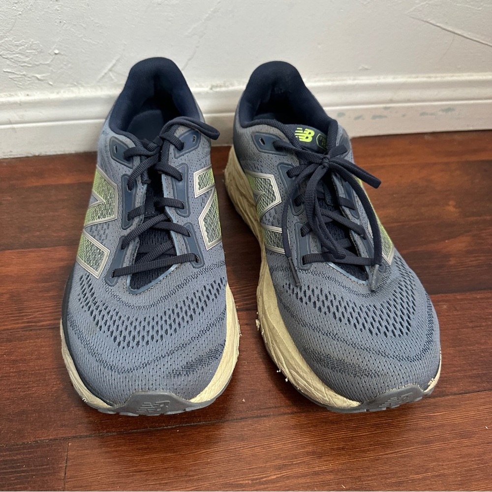 New Balance Fresh Foam X 880v14 Shoes Mens 10.5 Arctic Grey Limelight Running